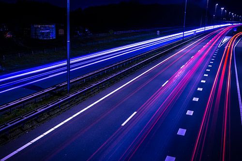 Night Traffic by Mario Kuijpers