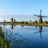 De windmolens in Kinderdijk van Henk Van Nunen Fotografie