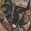 Umberto Boccioni~Die Dynamik eines Männerkopfes von finemasterpiece Miniaturansicht