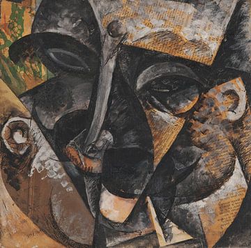 Umberto Boccioni~The Dynamics of a Man's Head