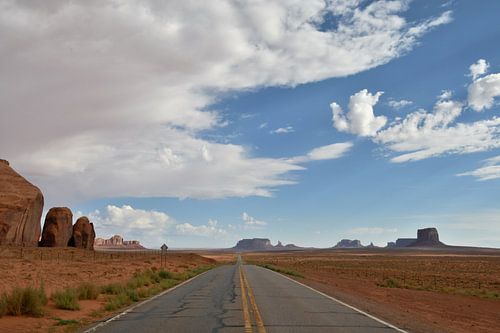 Onderweg naar Monument Valley