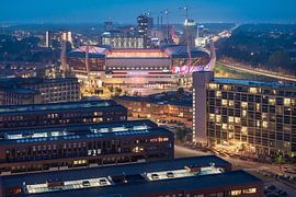 Philips Stadium during twlight by Mitchell van Eijk