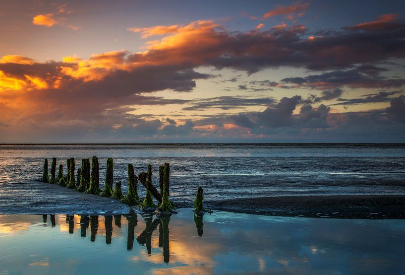 Wattenmeer, Niederlande von Peter Bolman