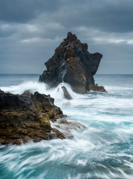 Black Devil Tower on the beautiful island of Madeira by Jos Pannekoek