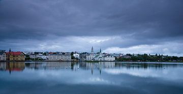 Reykjavik cityscape van Steven Driesen