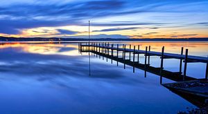 het meer van Starnberg van Einhorn Fotografie