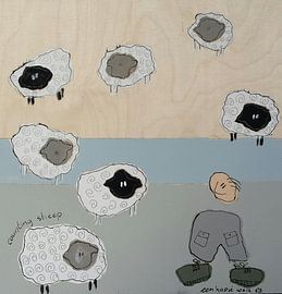 Schafzählung von Geke uit de Bosch