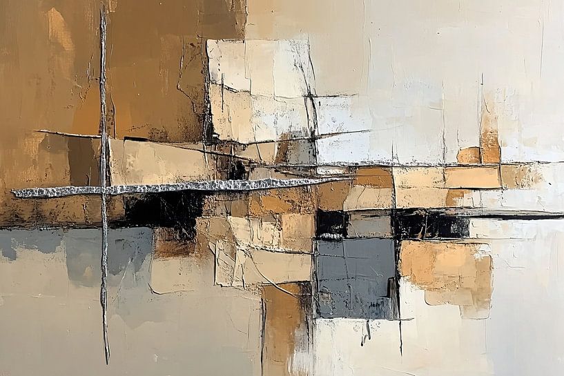Beige Kunst | Gouden Rust van Zen en Meer