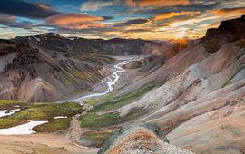 Island Landmannalaugar von Henk Meeuwes