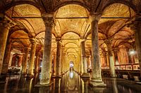 Basiliek Cisterne in Istanbul, Turkije