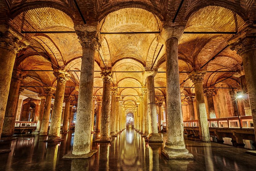 Basilika-Zisterne in Istanbul, Türkei von Michael Abid