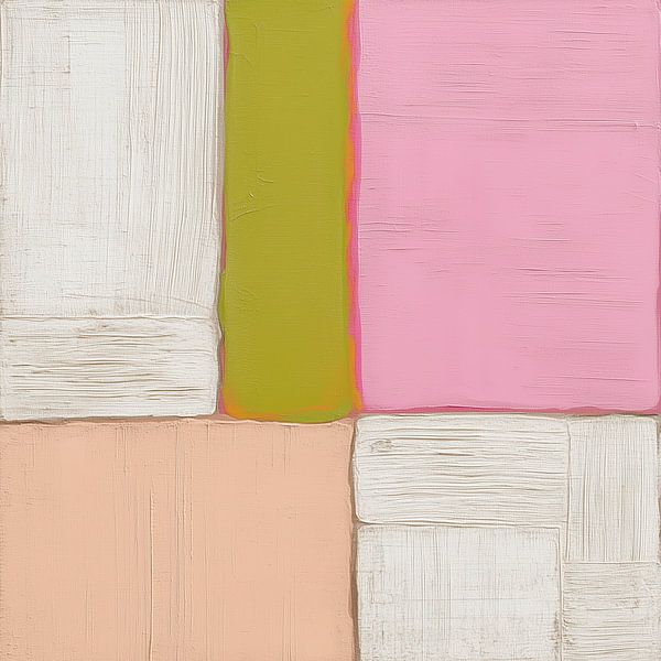 Balance of surfaces in colour and texture by Color Square
