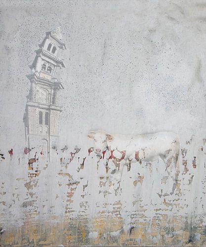 L'église et la vache