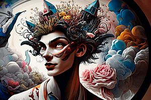 Surrealism - The Magician - Digital Art by Nicole Holz