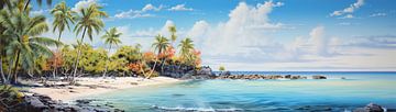 Peinture des Bahamas sur Peinture Abstraite