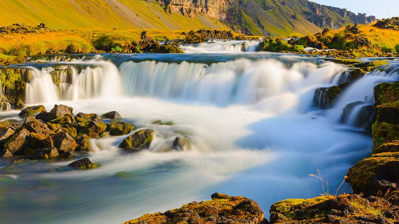 Waterfalls near Kirkjubaejarklaustur, Iceland by Henk Meijer Photography