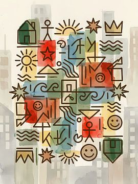 Iconographie urbaine : L'histoire abstraite d'une ville