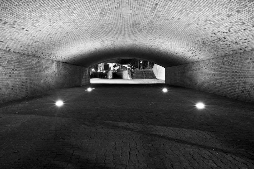Mysterious tunnel on the banks of the Spree in Berlin by Silva Wischeropp