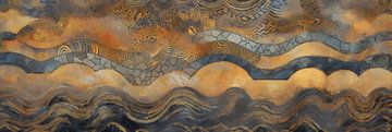Wellen und Mosaik von Whale & Sons
