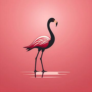 Vektorbild Flamingo von PixelPrestige