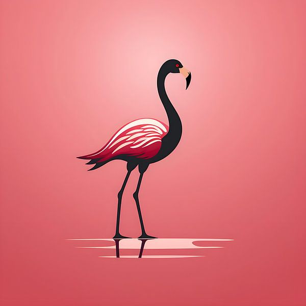 Vector image Flamingo by PixelPrestige