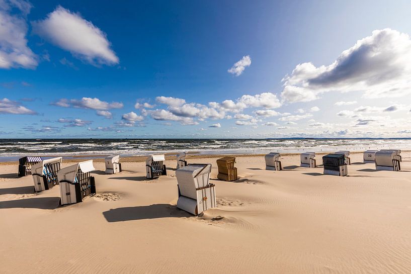 La plage d'Ahlbeck sur Usedom par Werner Dieterich