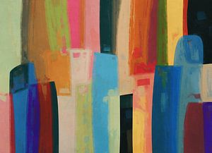 Bunte Wand