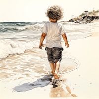 At the beach