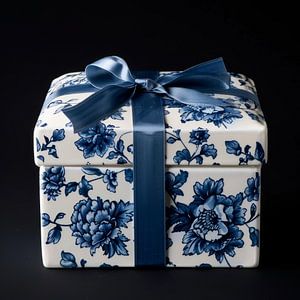 Geschenkbox „Delft Blue“