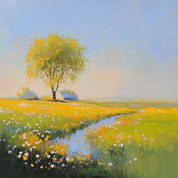 Blumenfeld | Baumglanz von Kunst Laune