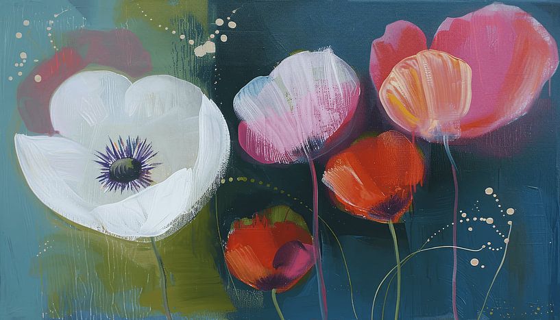 Colourful flowers by Studio Allee