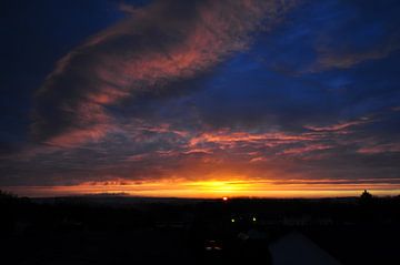 Zonsopgang boven de Granitz