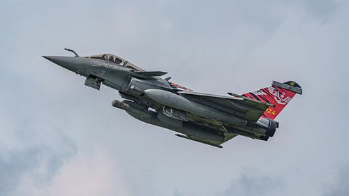Dassault Rafale Marine tijdens de Tigermeet 2024.