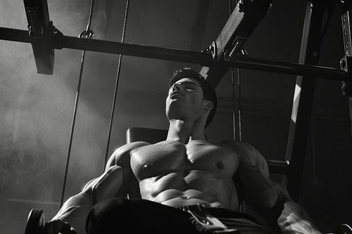 mensen in fitness of sportschool actief