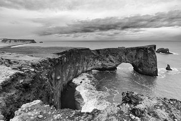 Une vue du phare de Vik, Islande sur Hans Brinkel