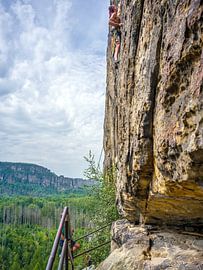 Saxon Switzerland - Climbing at the Schneiderloch by t.ART