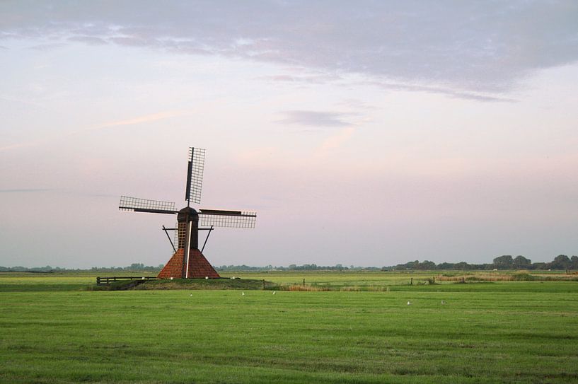 Friesische Mühle von Jessica van den Heuvel