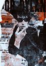 Bob Dylan - Plakative Fashion - Collage von Felix von Altersheim Miniaturansicht