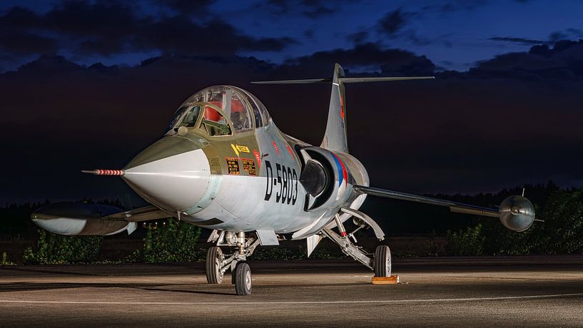 Royal Air Force Lockheed TF-104G Starfighter. von Jaap van den Berg