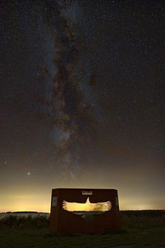 Adelaar in de melkweg