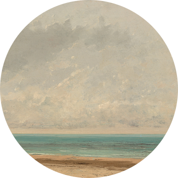Een rustige zee, Gustave courbet