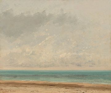 A calm sea, Gustave Courbet