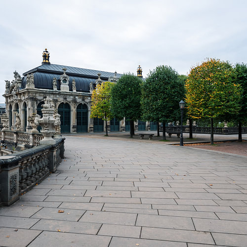 Dresdner Zwinger – Herbstlicher Wallgang auf der Balustrade