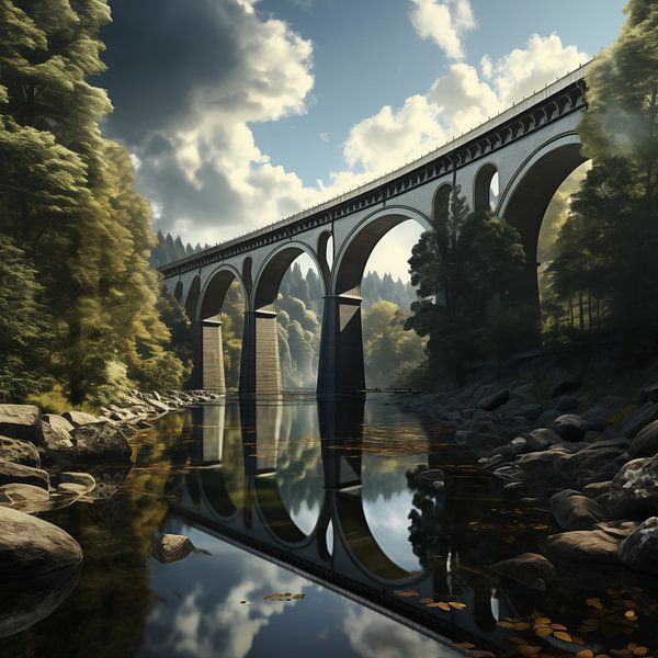 Hochbrücke Deutschland von TheXclusive Art