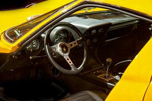 Lamborghini Miura klassieke Italiaanse sportwagen interieur van Sjoerd van der Wal Fotografie