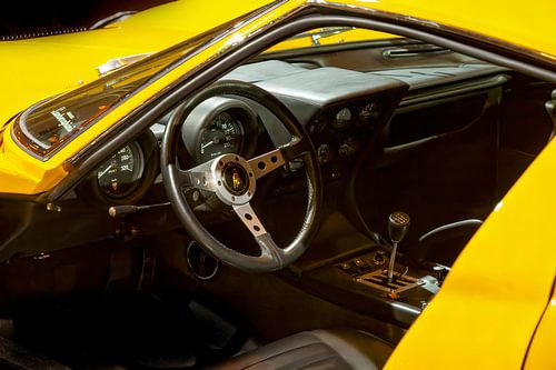 Lamborghini Miura klassieke Italiaanse sportwagen interieur