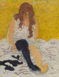 Pierre Bonnard – Woman Putting on Her Stockings (1893) by Timeless Artworks