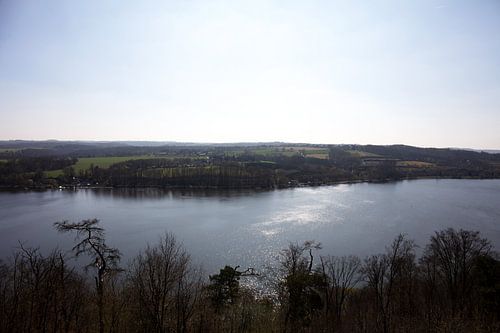 Impressies van het Baldeney-meer in Essen, Duitsland