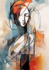 Woman in Colour by ARTEO Paintings