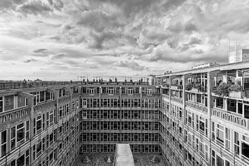 Groot Handelsgebouw Rotterdam (zwartwit) von Rob van der Teen